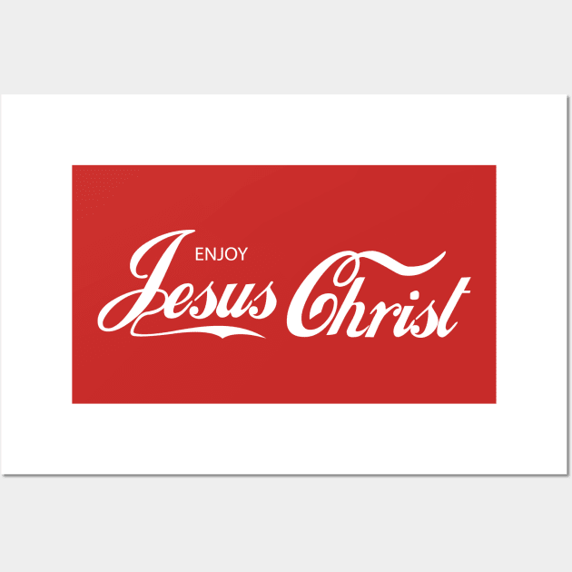 Jesus Christ - Coca Cola Style Wall Art by sebstgelais